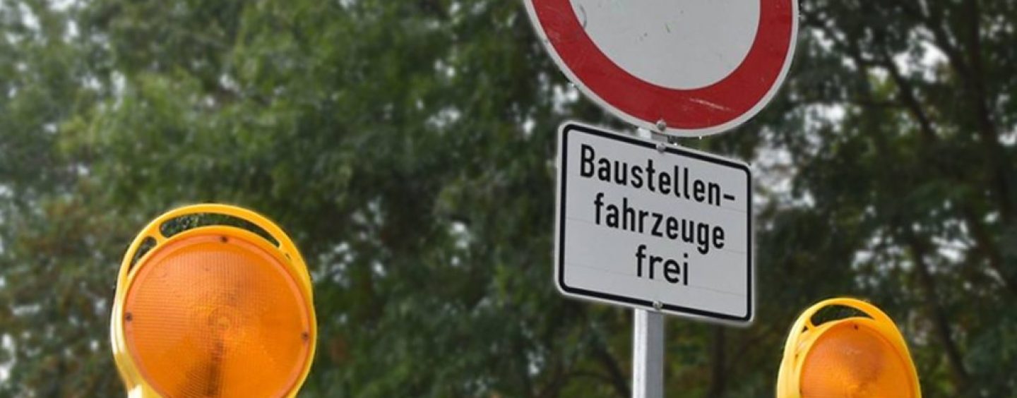 Bernburger Straße wegen Gleisbauarbeiten für den Kfz-Verkehr gesperrt