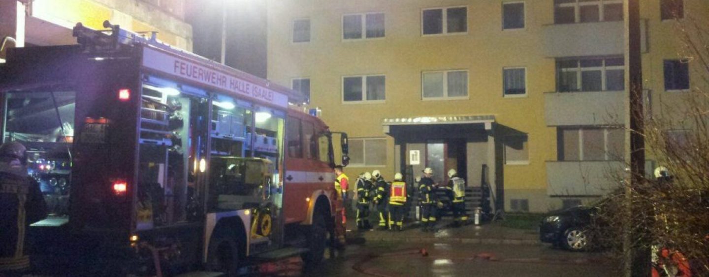 Kellerbrand in der Wittenberger Straße – Zwei Personen verletzt
