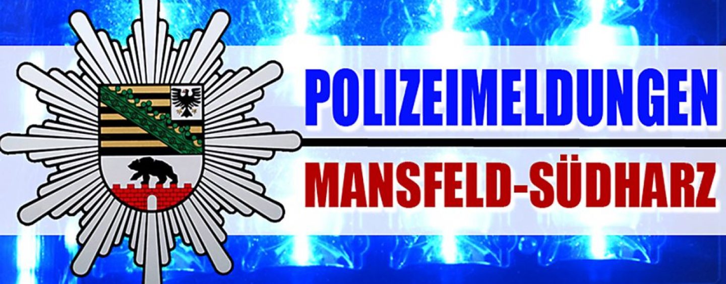 Polizeirevier Mansfeld-Südharz am 04.01.2018