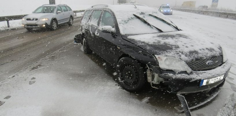 Schneeschauer in Sachsen-Anhalt  – 14 Verkehrsunfälle auf den Autobahnen