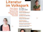 Literatur im Volkspark – Namhafte Autoren zu Gast