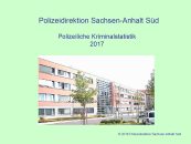 Kriminalstatistik der Polizeidirektion Sachsen-Anhalt Süd