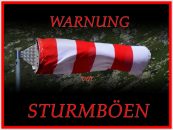 Amtliche Warnung vor markantem Wetter –  Warnung vor Sturmböen