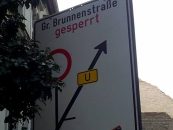 Große Brunnenstraße wird am Wochenende wegen Gleisbauarbeiten gesperrt
