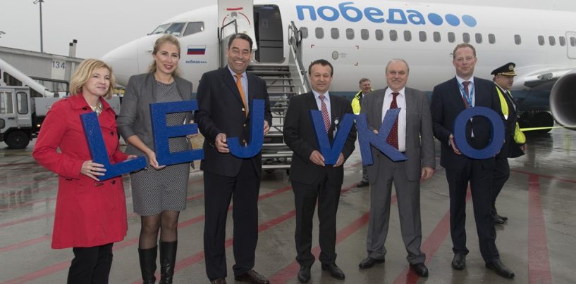 Erstflug – Pobeda startet neue Linienflugverbindung von Leipzig/Halle nach Moskau