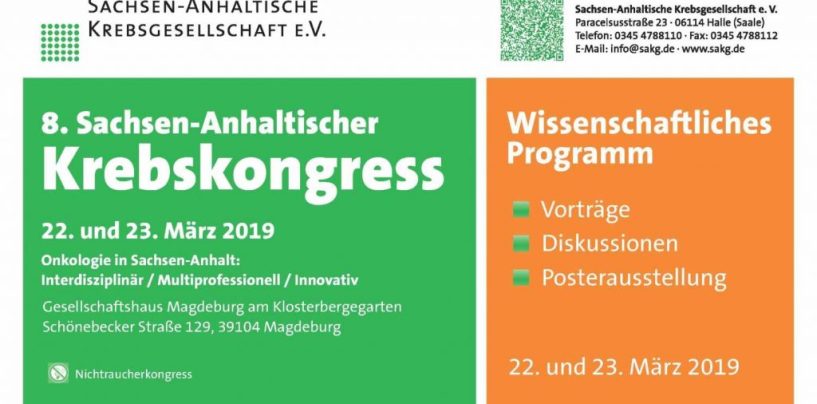 Call for Abstracts – 8. Sachsen-Anhaltischer Krebskongress 2019 in Magdeburg
