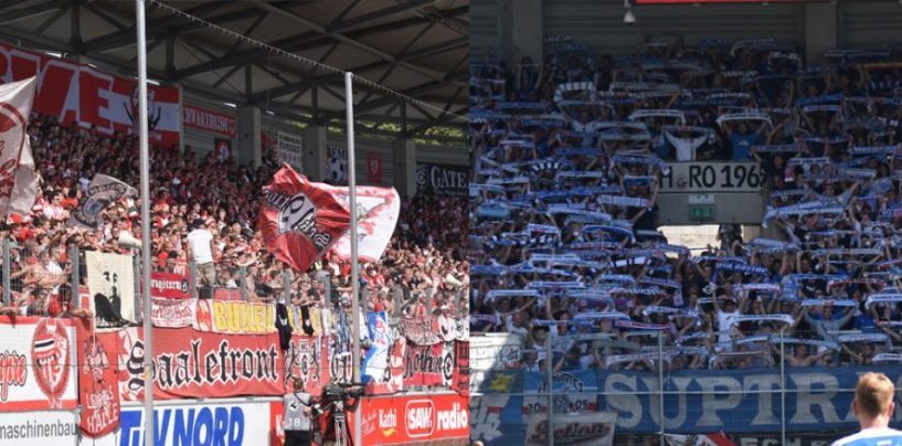 Bundespolizei informiert zum Fußballspiel zwischen dem  F.C. Hansa Rostock und dem Halleschen FC