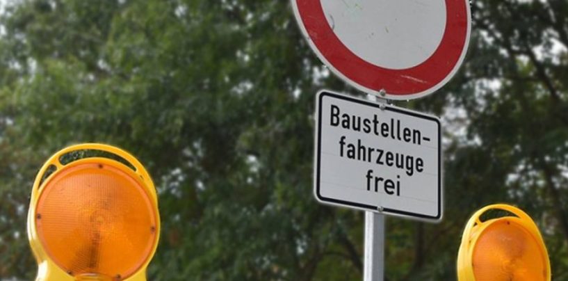 Vollsperrung der Merseburger Straße ab 3.Juli