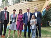 Ministerpräsident Dr.Reiner Haseloff zu Besuch in der Kinderstadt