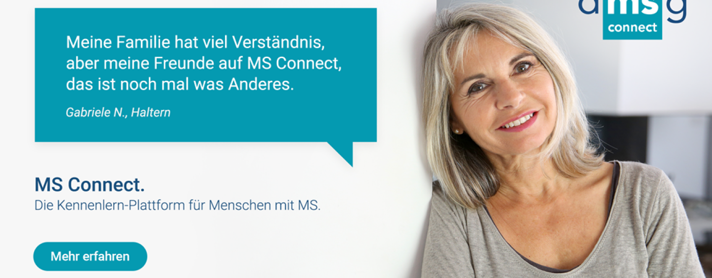 Kennenlern-Plattform der Deutschen Multiple Sklerose Gesellschaft (DMSG) verbindet MS-Betroffene im geschützten Raum