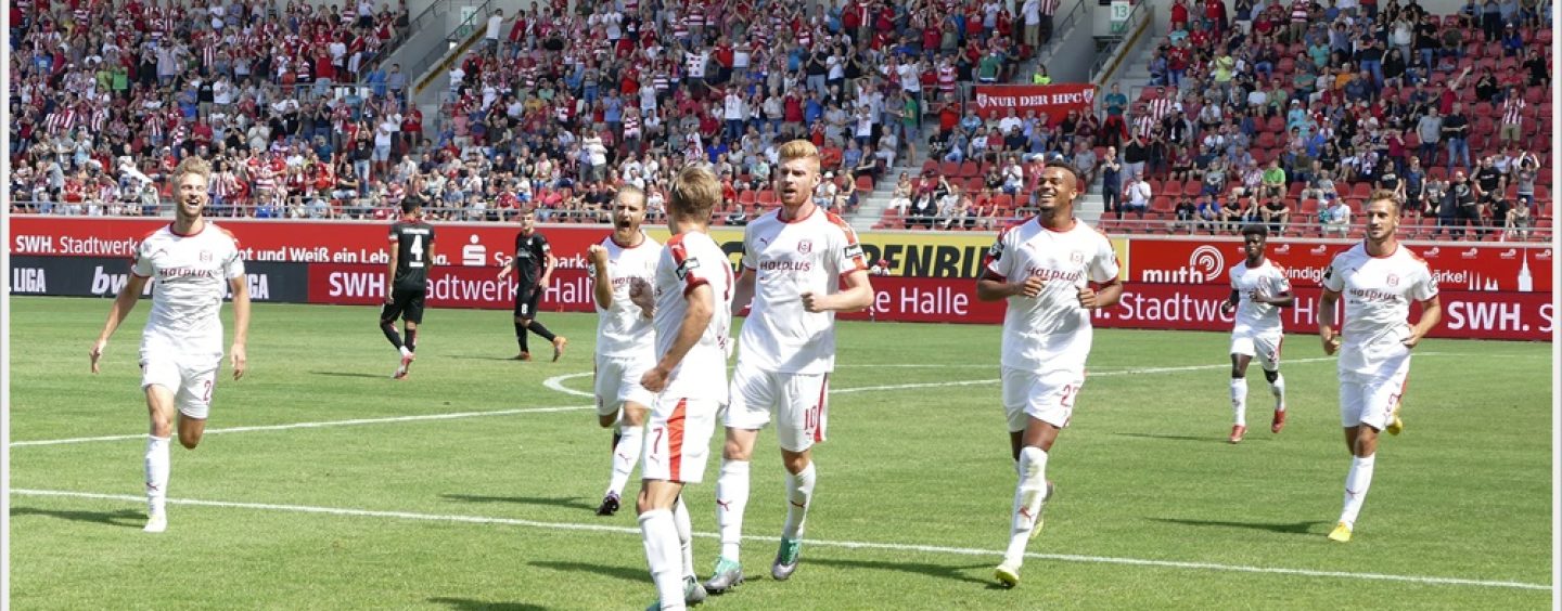 HFC gewinnt gegen Kaiserslautern mit 2 : 0