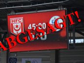 Offiziell: Drittligaspiel HFC gegen Rostock abgesagt