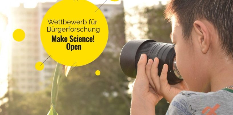 OpenLabNet – Make Science! Wettbewerb für Bürgerforschung geht in die zweite Runde