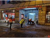Update 2 –  Wasserrohrbruch im Stadtcenter Rolltreppe / Straßenbahnen werden umgeleitet