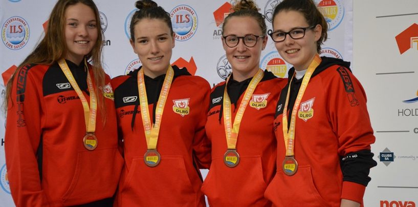 Lifesaving Weltmeisterschaft zu Ende gegangen – Bronze für das hallesche DLRG Juniorteam