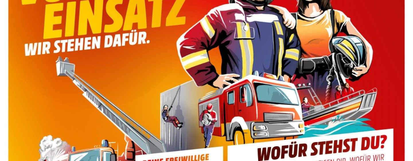 Die Feuerwehr macht Werbung in eigener Sache – Tag der Feuerwehr 2019