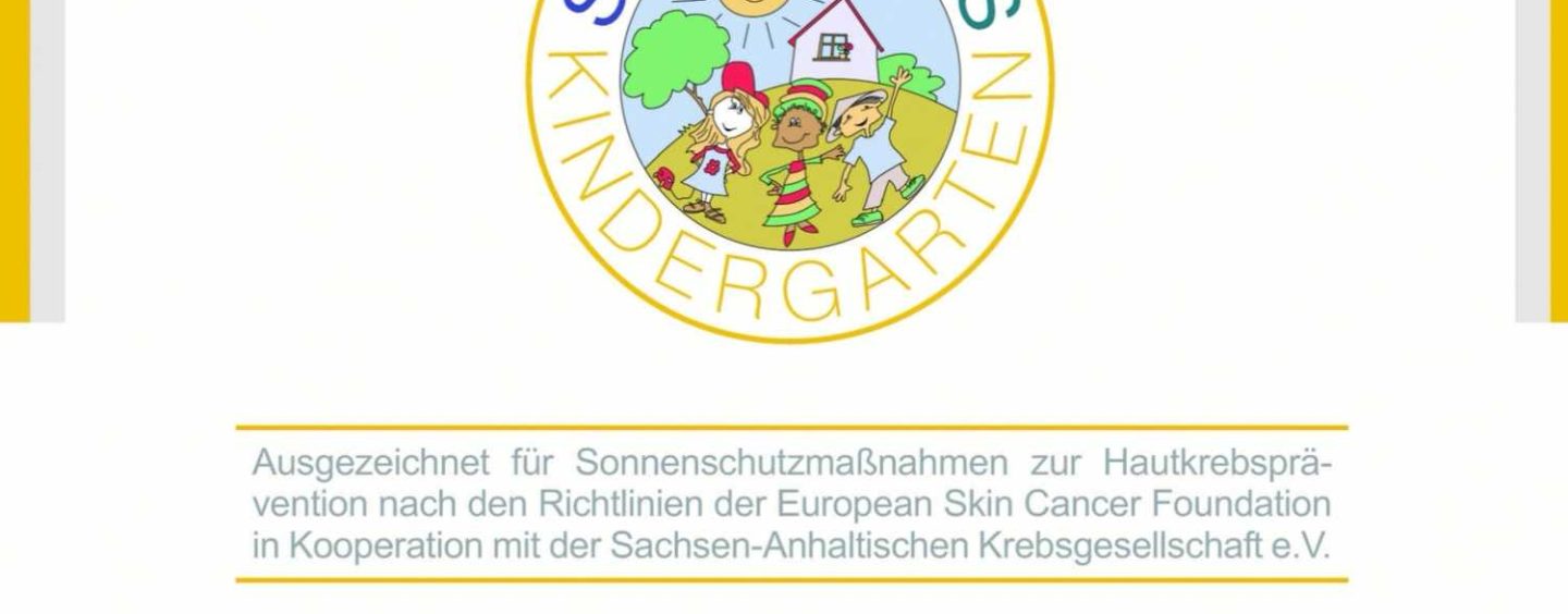 Sonnenschutzkindergarten in Tollwitz mit dem “SunPass” zertifiziert
