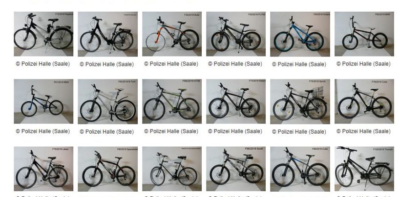 Polizei sucht Besitzer gestohlener Fahrräder