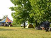 Elbe-Saale-Camp eröffnet am 28. Juli. Motto Vom Fluss ins Land