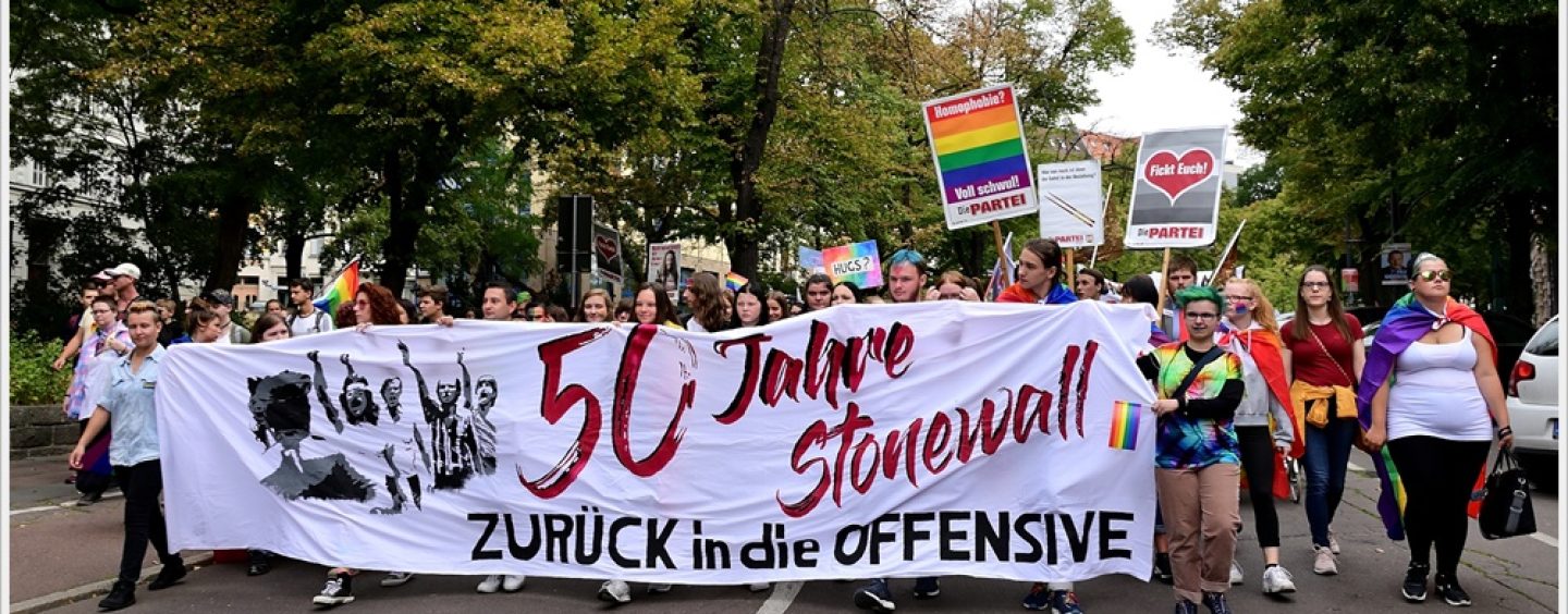 Erinnern heißt aktiv sein – 50 Jahre Stonewall
