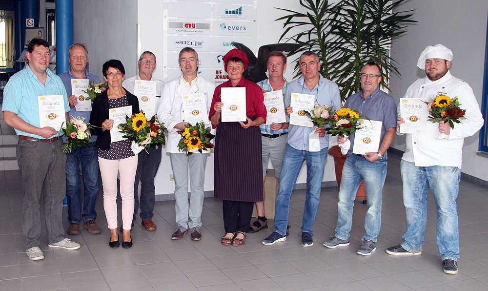 Die Preisträger des Gütersiegels. Foto: Landesinnungsverband des Bäckerhandwerks 