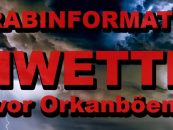 DWD warnt vor Orkanböen für die Stadt Halle, den Saalekreis und Kreis Mansfeld-Südharz
