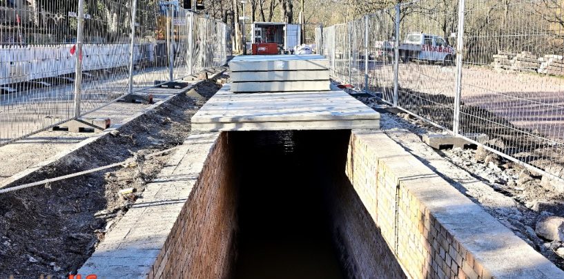 Bauvorhaben Riveufer – Arbeiten am Hauptwasserkanal