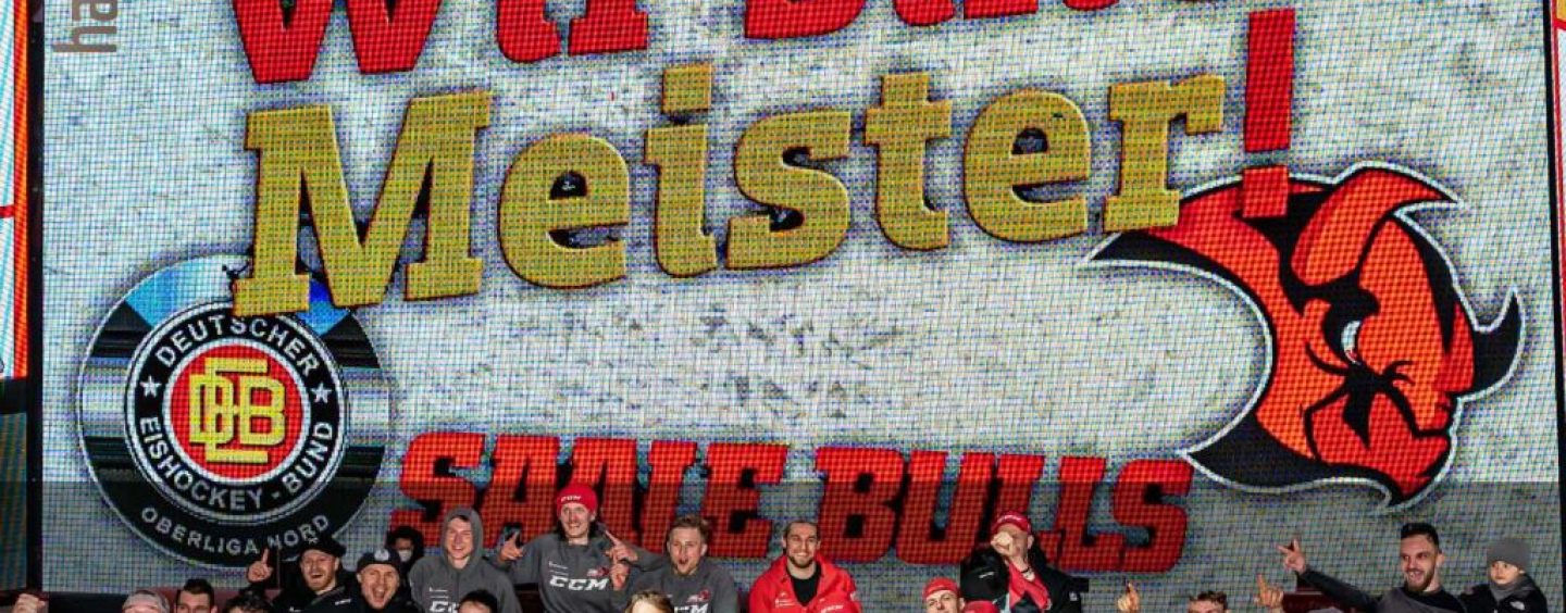 Oberligameister! Saale Bulls holen mit einem Sieg gegen Herford den Meistertitel