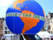 Umwelttag auf dem Marktplatz von Halle!