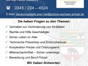 Informations- und Präventionsveranstaltung des Polizeireviers Halle (Saale)
