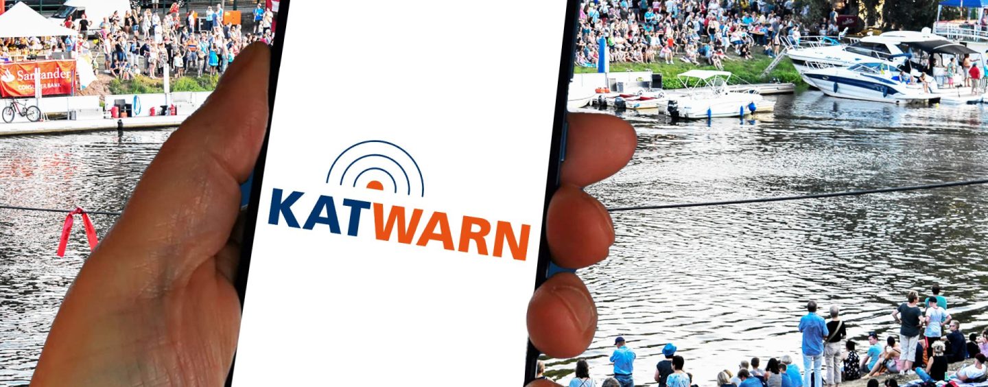 Zum Laternenfest informiert die Stadt über KATWARN-App