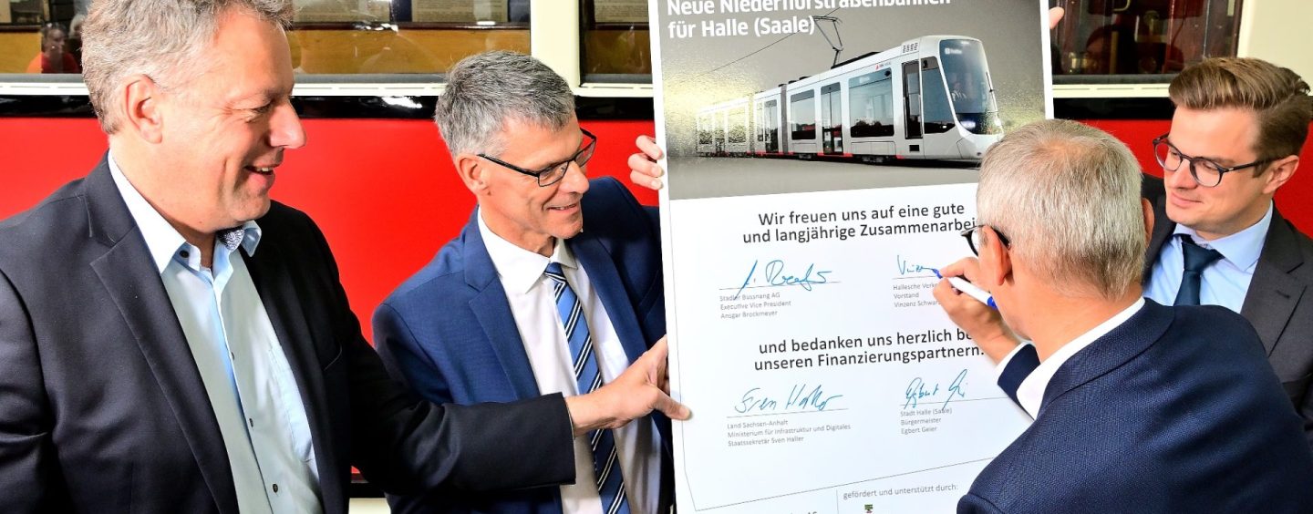 Ab 2025 neue Straßenbahnen in Halle im Linienverkehr
