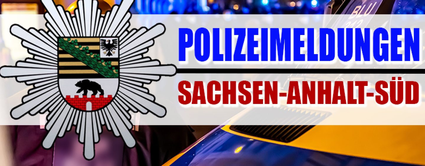 Meldungen der Polizeiinspektion Halle (Saale) aus der Region
