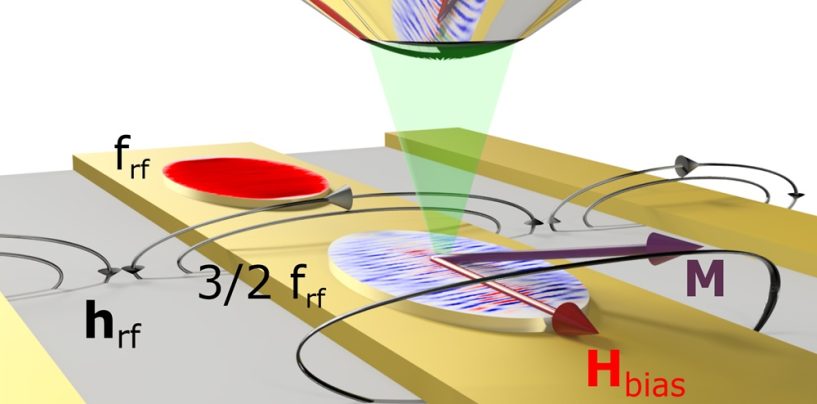 Physiker erzeugen neuartige Spinwellen im Nanobereich