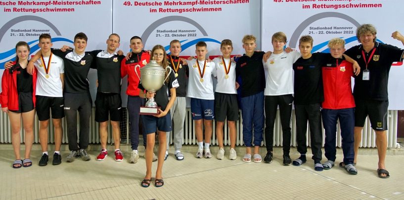 DLRG Halle-Saalekreis erneut Deutscher Club-Meister im Rettungsschwimmen