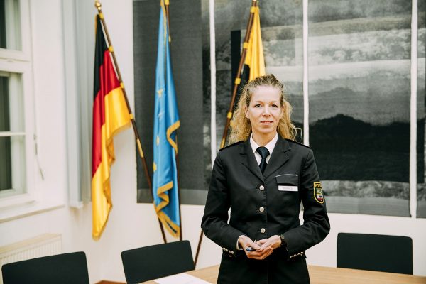 Annett Wernicke (Direktorin der Polizeiinspektion Halle (Saale))„Foto: MI LSA“