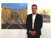 Eine Kunstausstellung von Claus Berg in der Zeitkunstgalerie” Halle in Farbe”