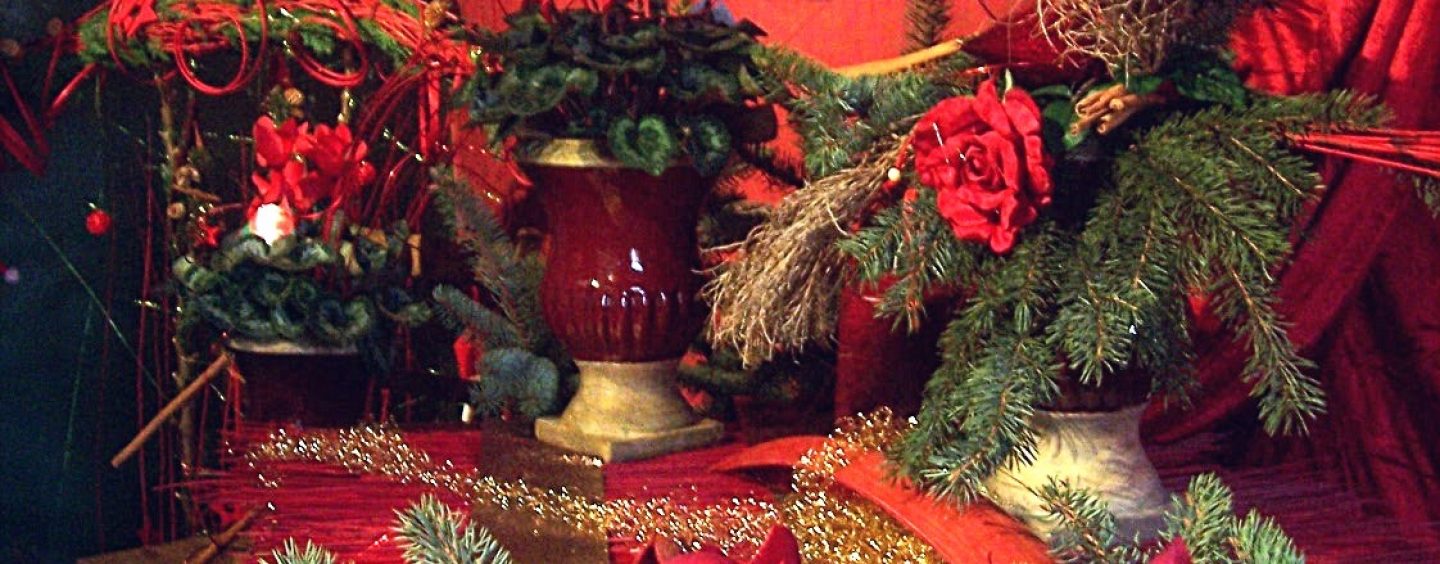 Eröffnung Sonderschau Floristisches zur Weihnachtszeit