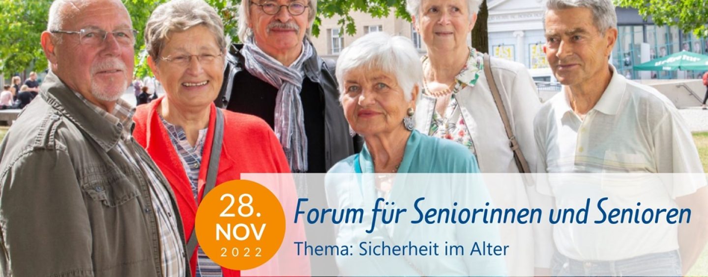 Zweites Forum für Seniorinnen und Senioren im Stadthaus