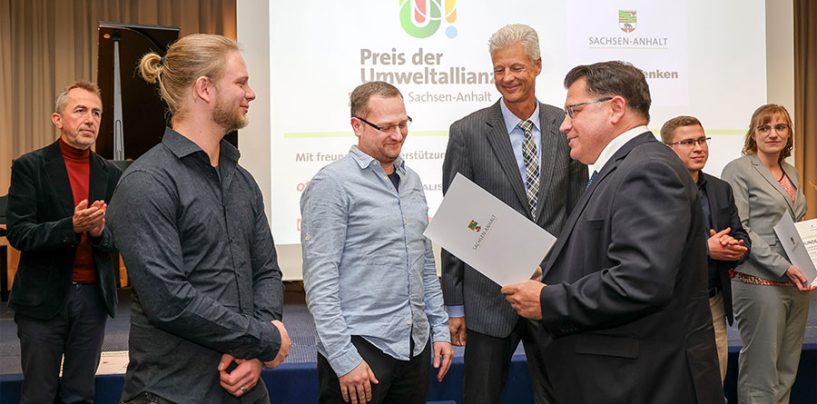 HWS erhielt Preis der Umweltallianz für das Projekt „Energieautarke Kläranlage“