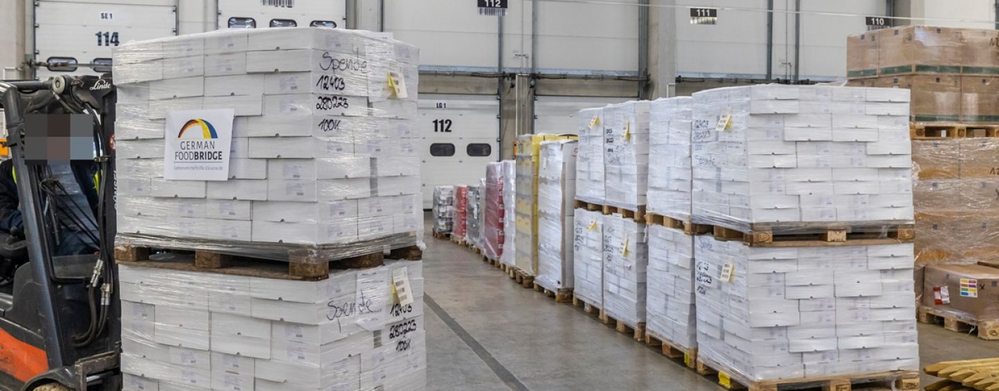 Sechs Tonnen Lebensmittel aus der Region für die Ukraine