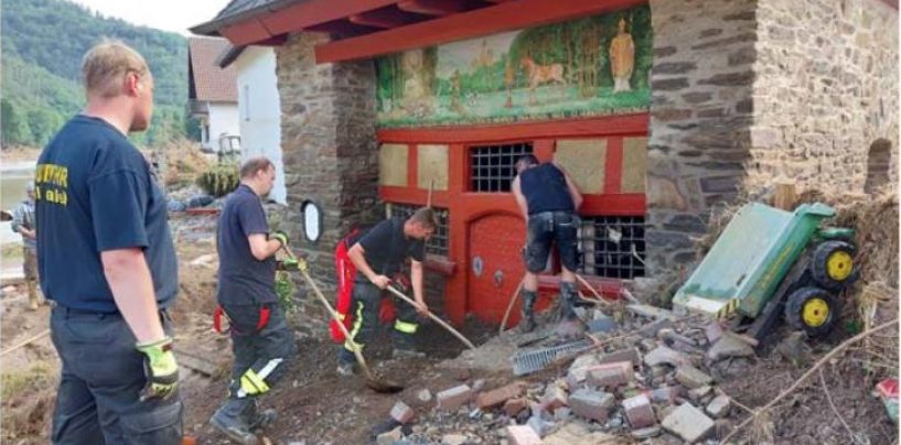 Feuerwehr Halle erhält Dankschreiben für Hochwassereinsatz im Ahrtal