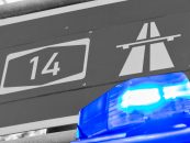 Mann bei Unfall auf Autobahn 14 verstorben