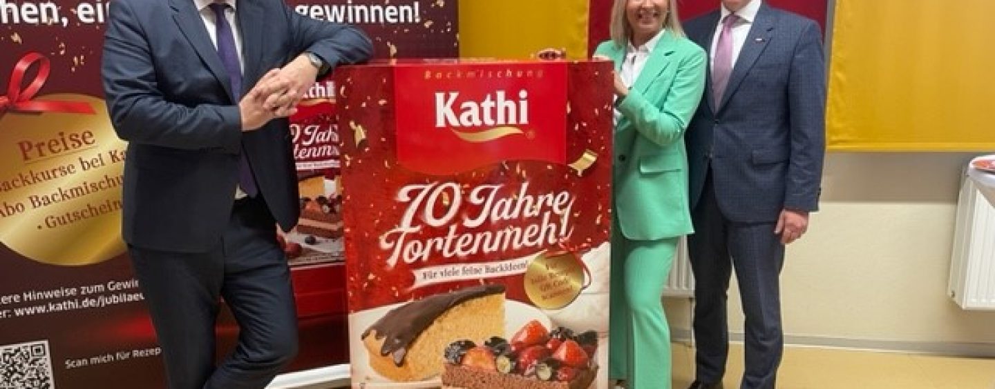 „70 Jahre Tortenmehl“ – Die erste Backmischung Deutschlands feiert Geburtstag