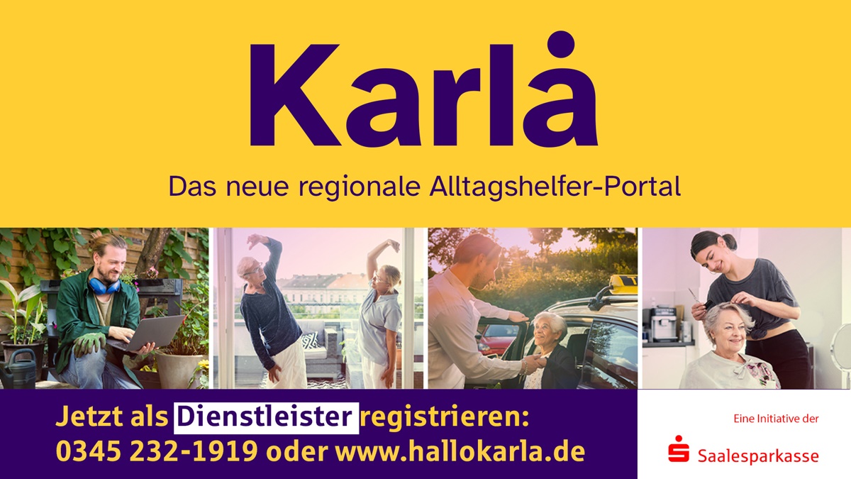 Saalesparkasse startet digitalen Marktplatz mit Alltagshelfer-Angeboten für  Senioren - Nachrichten aus Halle an der Saale und der Region