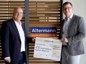 Spendenübergabe der Firma Altermann für ASB- Kinder-WG in Halle-Neustadt