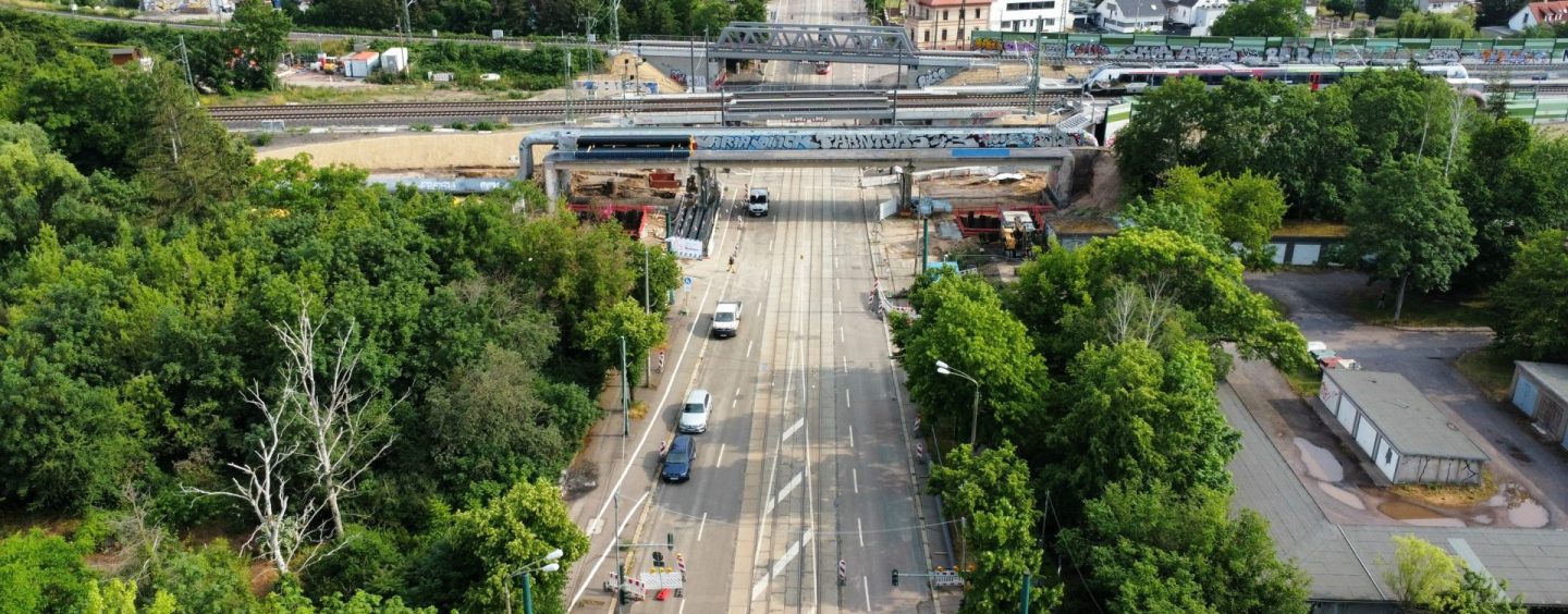 Stadtbahn – Neue Fernwärmetrasse geht in Betrieb, alte Trasse wird zurückgebaut