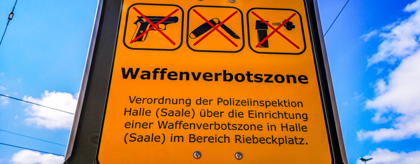 Waffenverbotszone in Halle ist unwirksam – Urteil des Oberverwaltungsgerichts