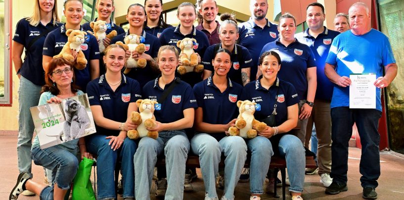 GISA Lions feiern 10 Jahre Zoopatenschaft mit Löwin Nyla