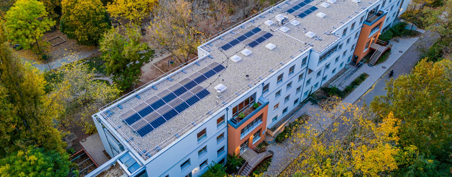 Solar auf Dächern von Halle